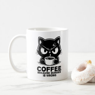 Mord ist falsch kaffeetasse