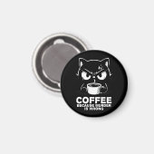 Mord ist falsch magnet (Vorderseite/Rückseite)