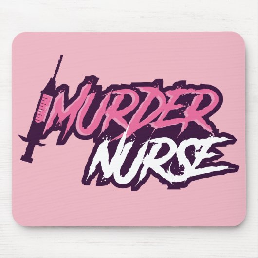 Mord-Krankenschwester Mousepad - Rosa (Vorne)