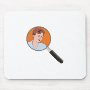 Mord Mysteries Detektiv und Schriftsteller Mousepad