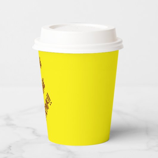 Mord-Mysterium "Ich bin gerade für das Essen gekom Pappbecher (Links)