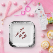 Mord-Mysterium "Ich bin gerade für das Essen gekom Pappteller (Party)