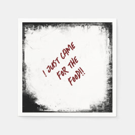 Mord-Mysterium "Ich bin gerade für das Essen gekom Serviette