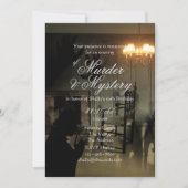 Mord-Mysterium lädt zur Kriminalitätsforschung ein Einladung (Vorderseite)