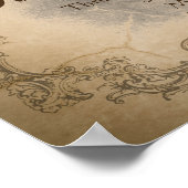 Mord Mystery Abend Poster Template Vintag (Ecke)