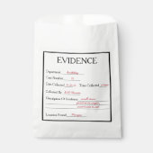 Mord-Mystery-Beweise Geschenktütchen (Vorderseite)