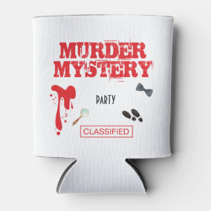 Mord Mystery Birthday Party Case Files Falten Dosenkühler