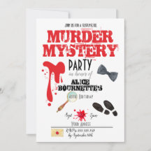 Mord Mystery Birthday Party