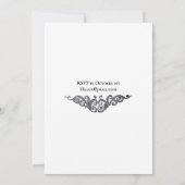 Mord Mystery Dinner Einladung (Rückseite)