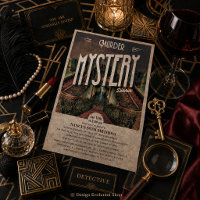 Mord Mystery Dinner Einladung