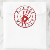 Mord Mystery Genre Round Book Cover Aufkleber (Tasche)