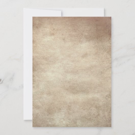 Mord Mystery Mansion Einladung (Rückseite)