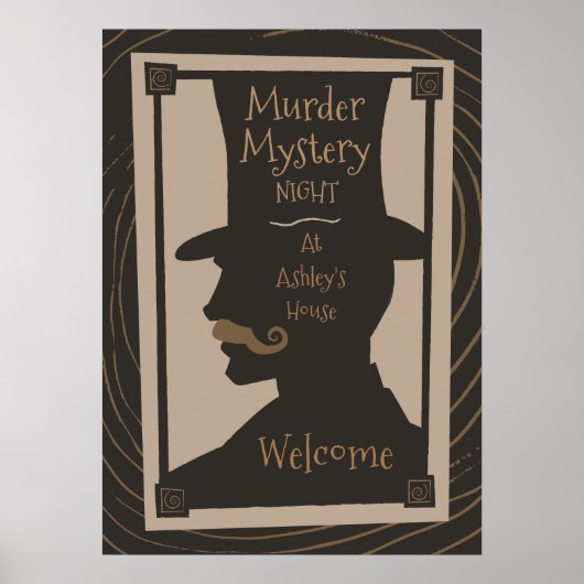 Mord Mystery Night - Willkommenspender Poster (Vorne)