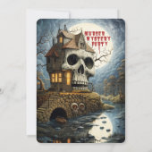 Mord Mystery Party Einladung (Rückseite)