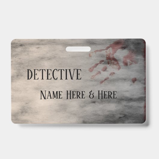 Mord Mystery Party Name Ausweis (Front)