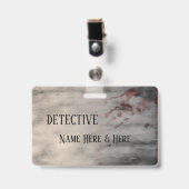 Mord Mystery Party Name Ausweis (Front with Clip)