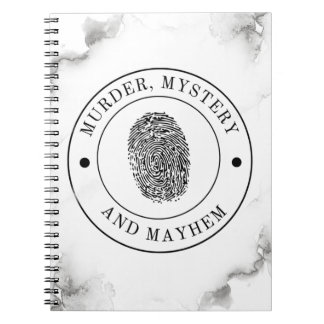 Mord Mystery und Mayhem Notizblock