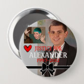 Mord-Opfer-Gerechtigkeit Button (Vorne & Hinten)