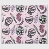 Mord und Spooky Geschenkpapier (Flach)