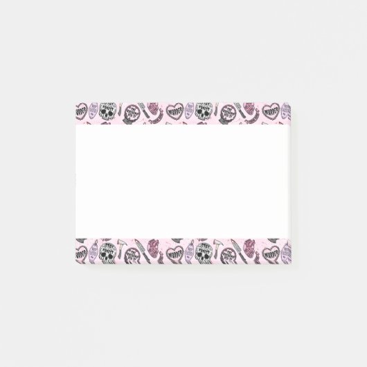 Mord und Spooky Post-it Klebezettel (Vorderseite)