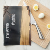 Mord versucht geschirrtuch (Viertel Falte)