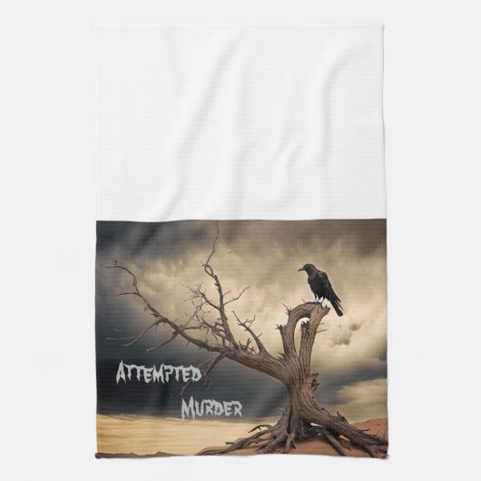 Mord versucht geschirrtuch (Vertikal)