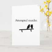 Mord versucht karte (Gelbe Blume)