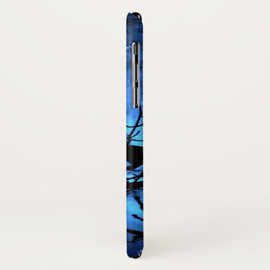 Mord versucht: Krähen, blaue Himmel Case-Mate iPhone Hülle (Hinten/Links)