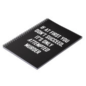 Mord versucht notizblock (Linke Seite)