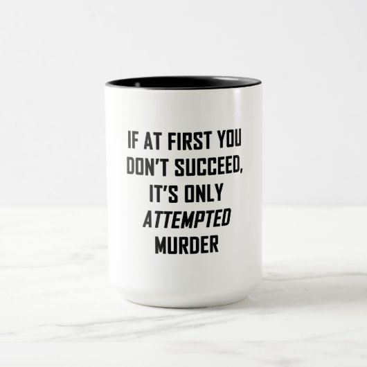 Mord versucht tasse (Zentrum)