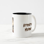 Mord versucht zweifarbige tasse (VorderseiteRechts)