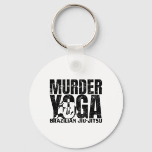 Mord Yoga - Lustiges brasilianisches Jiu Jitsu Wre Schlüsselanhänger