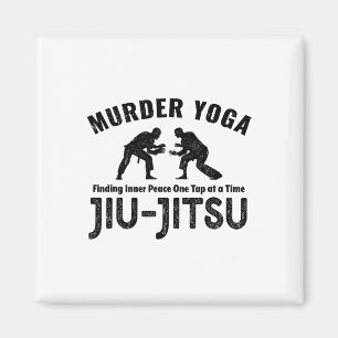 Mord-Yoga Lustiges Jiu-Jitsu Innerer Frieden Ringe Magnet