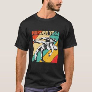 Mord Yoga Retro Vintage Ringer Ringkampf T-Shirt