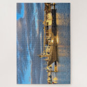 Mordboot, Jachthafen, Robe, Südaustralien Puzzle (Vertikal)