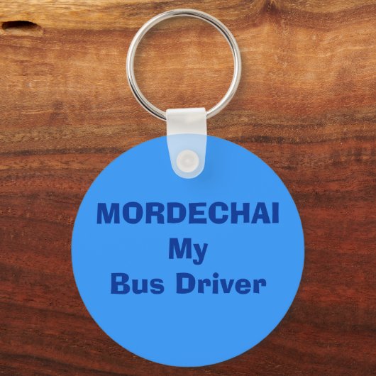 MORDECHAI Mein Busfahrer ... Schlüsselanhänger (Vorderseite)