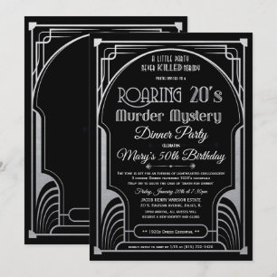 Mordeinladung Roaring Twenties Einladung