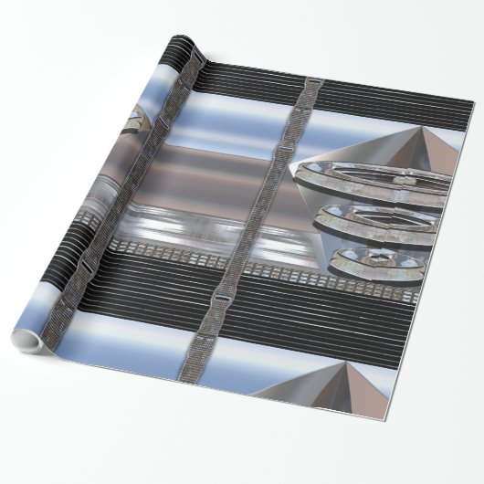 Mordelle Moderne Elegant Geschenkpapier (Ungerollt)