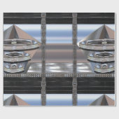 Mordelle Moderne Elegant Geschenkpapier (Flach)