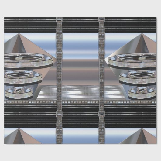 Mordelle Moderne Elegant Geschenkpapier (Flach)