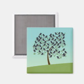 Morden an Starlings Magnet (Vorderseite/Rückseite)