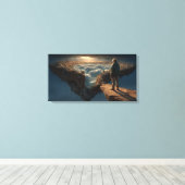 Morden Edge Walker Leinwanddruck (Insitu (Holzboden))