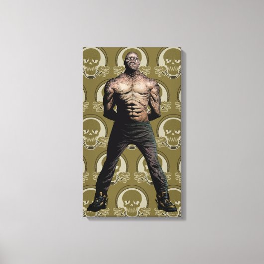 Mörder Croc Comic-Buch-Kunst der Leinwanddruck (Vorderseite)