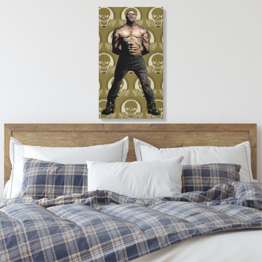 Mörder Croc Comic-Buch-Kunst der Leinwanddruck (Insitu (Schlafzimmer))