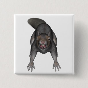 Mörder-Eichhörnchen-Knopf Button