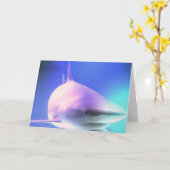 Mörder-Haifisch-Gruß-Karte Karte (Gelbe Blume)