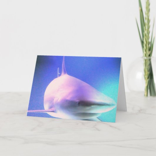 Mörder-Haifisch-Gruß-Karte Karte (Vorderseite)