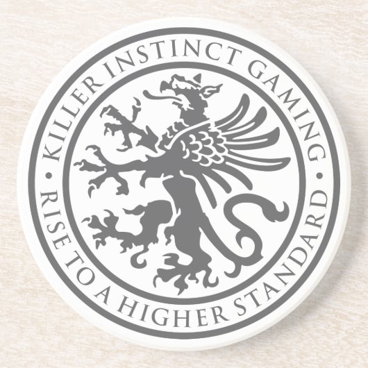 Mörder-Instinkt-Sandstein-Untersetzer Sandstein Untersetzer (Vorne)