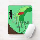 Mörder-Kraken-Mausunterlage Mousepad (Mit Mouse)