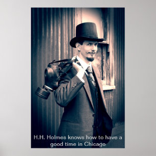 Mörder-Plakate: H.H. Holmes Poster